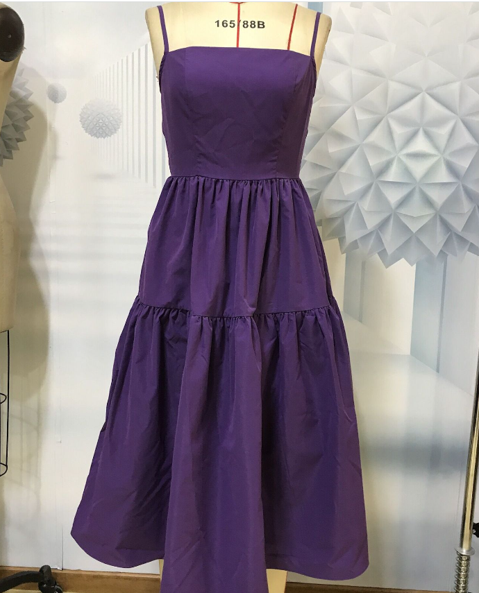 Bohemian Dress Bow Suspenders Maxi Dress Expansion for Vacation Dress