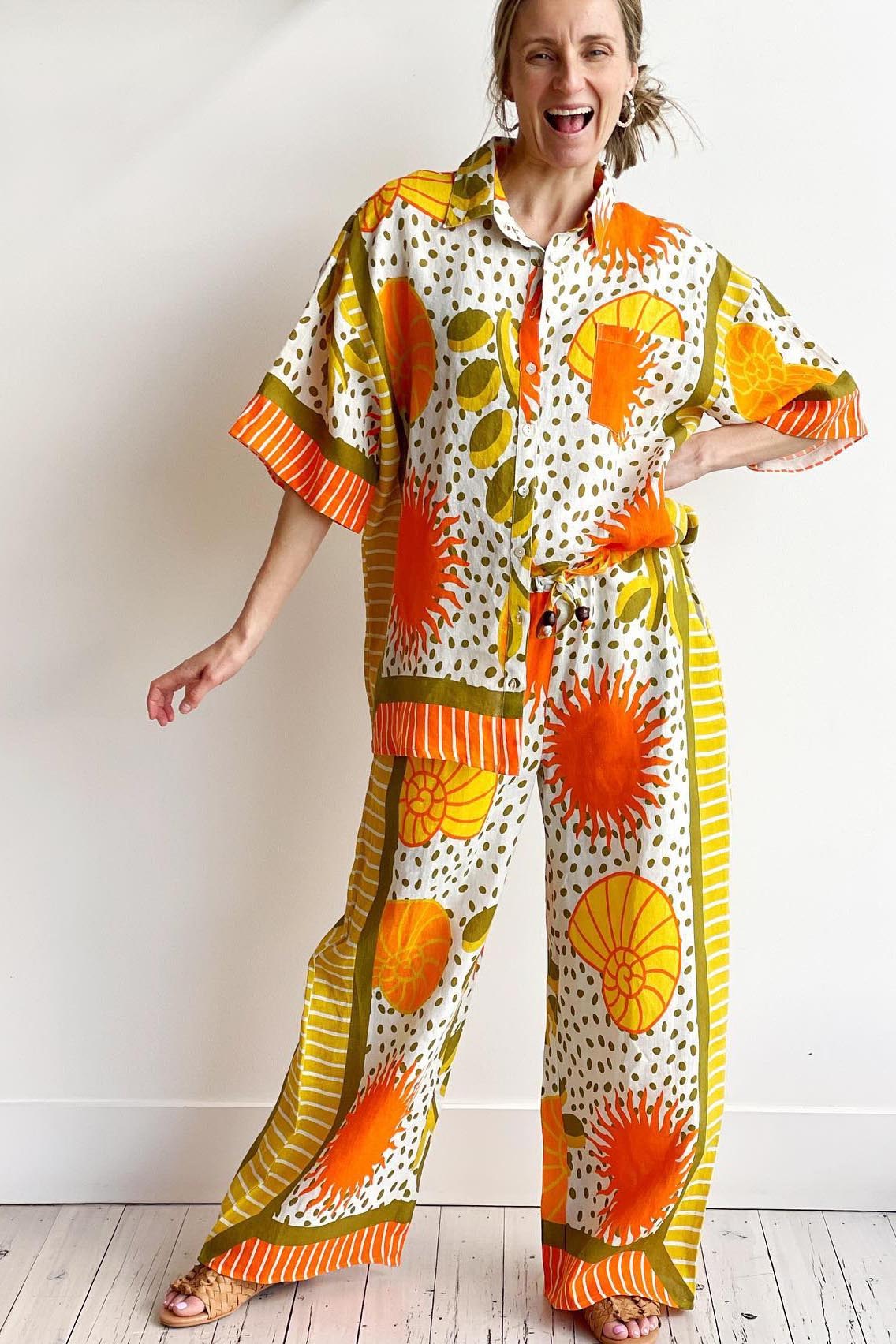 Spring Summer Floral Casual Set