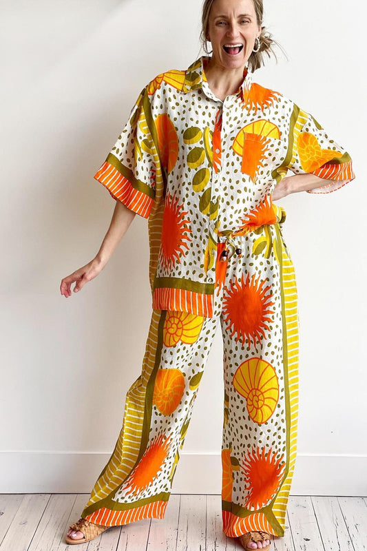 Spring Summer Floral Casual Set