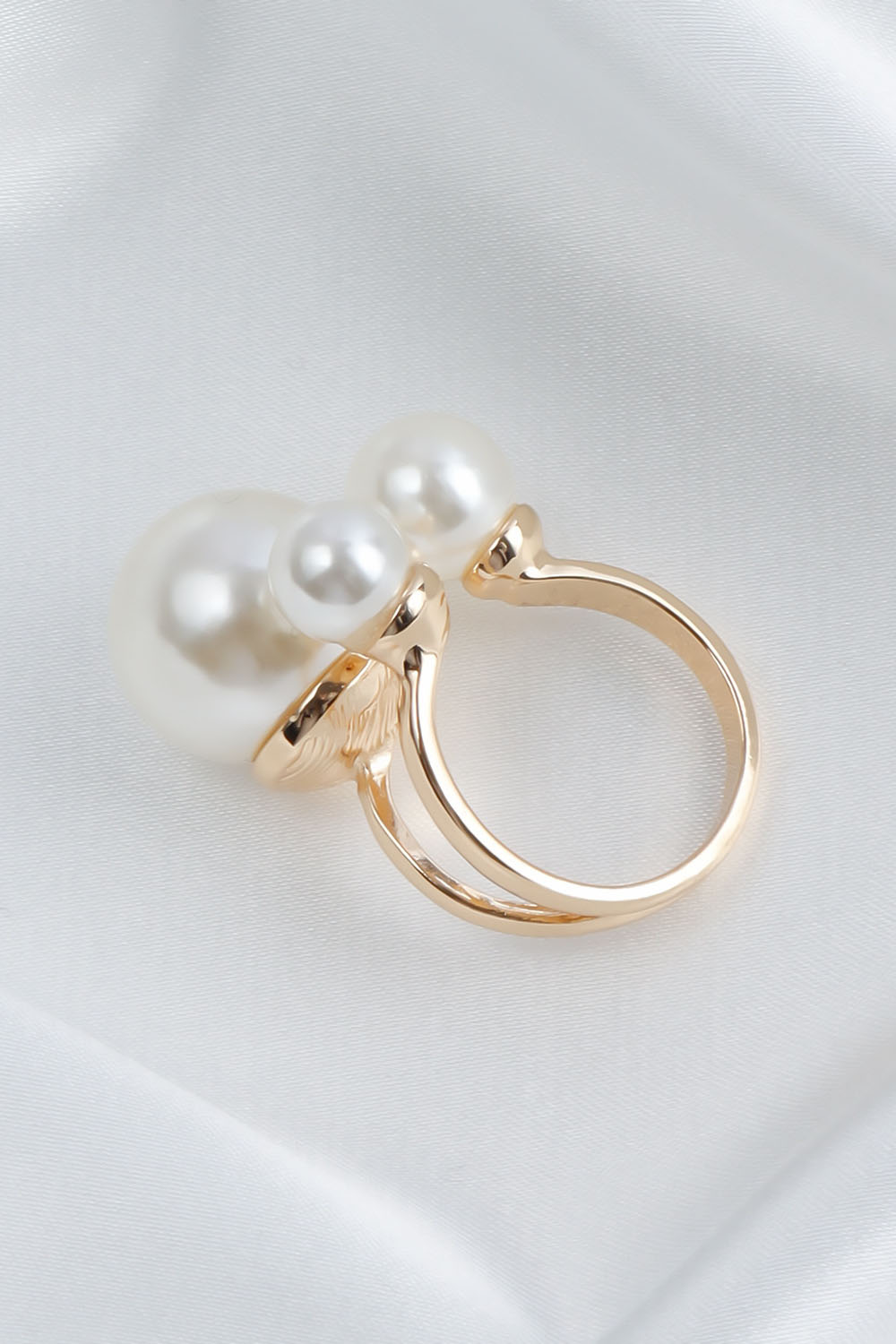 French Triple - Pearl Ring