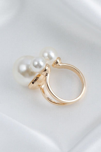 French Triple - Pearl Ring