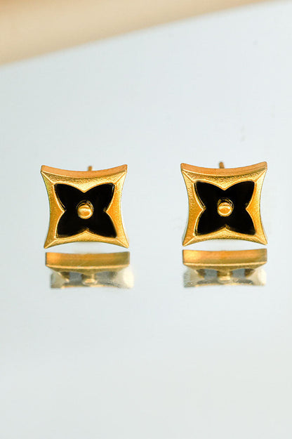 Unique Clover Stud Earrings
