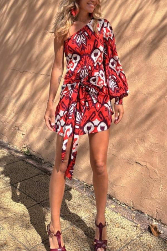 MAID coral short dress