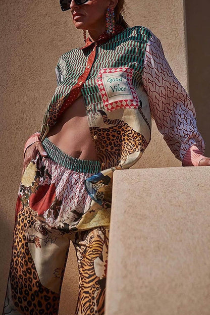 Leopard Print Casual Set