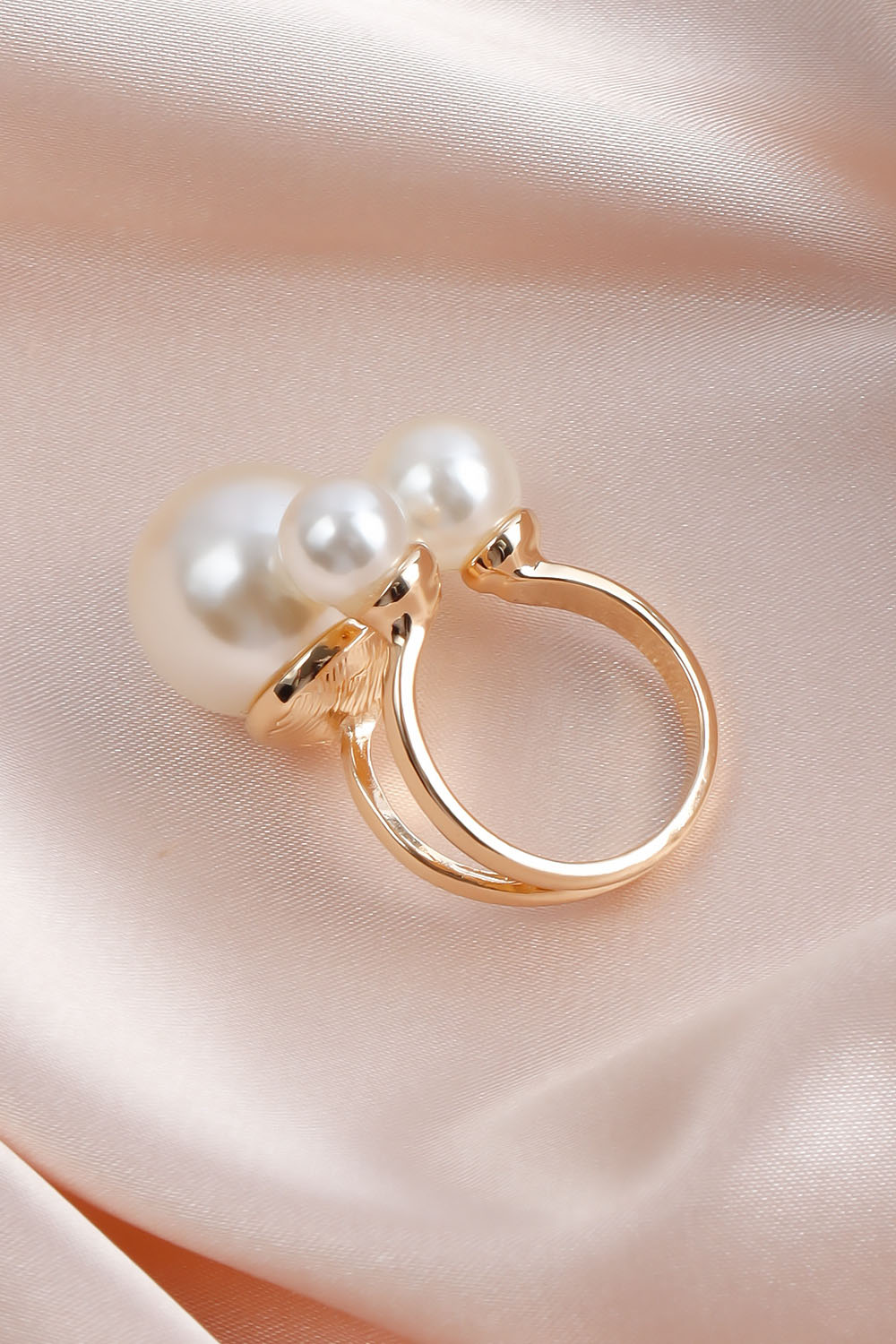 French Triple - Pearl Ring