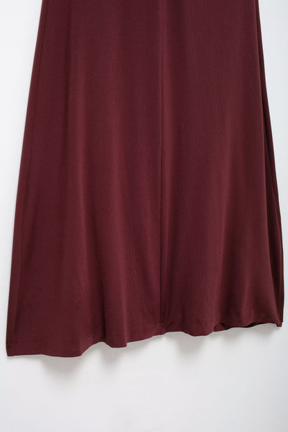 French Floral Decoration V Neck Midi Dress