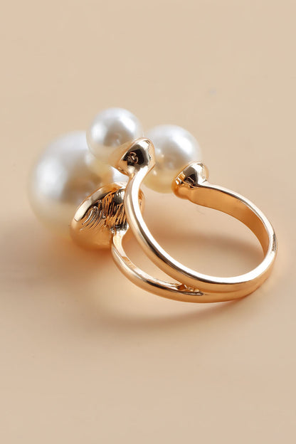 French Triple - Pearl Ring