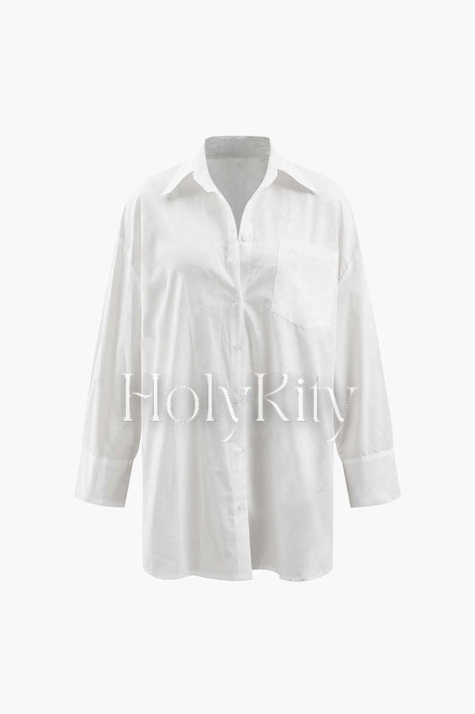 Chest Pocket Cotton Shirt