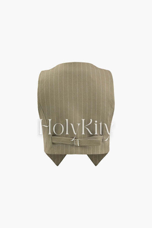 Pinstripe Waistcoat