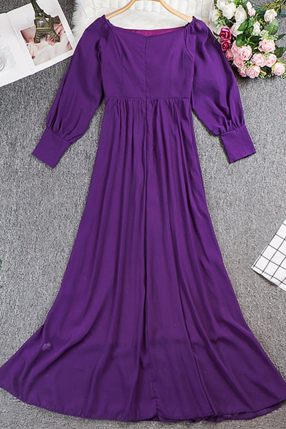 Elegant Solid Off the Shoulder Princess Dresses(4 Colors)