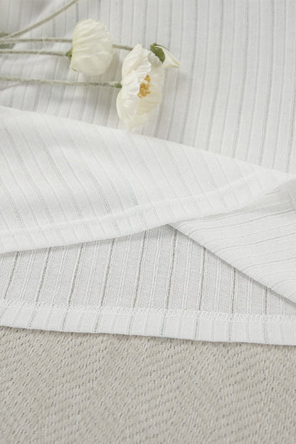 Casual Potholes U Neck Sleeveless Two Pieces