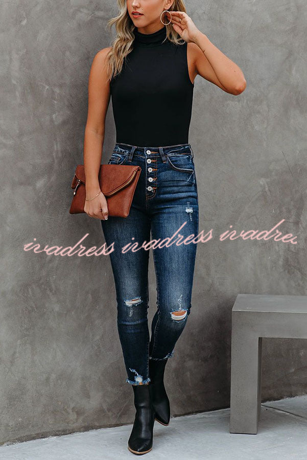 Top de cuello alto sin costuras Dressed To The Nines 