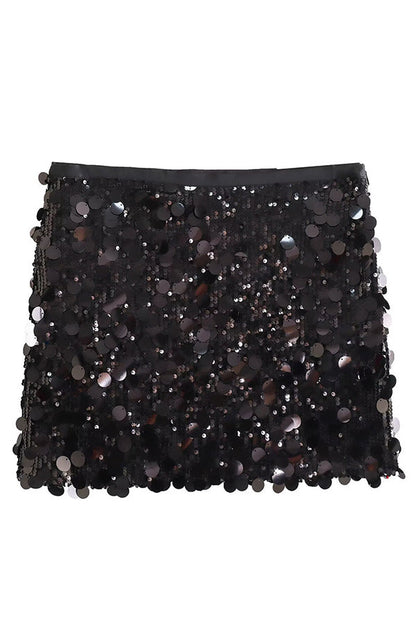 Fashion Sequin Sexy Slim Mini Skirt