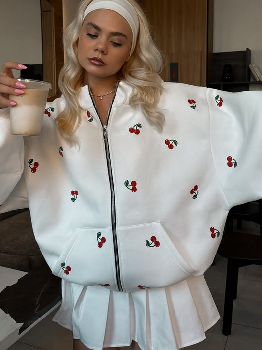 Trendy Zip Up Hoodie