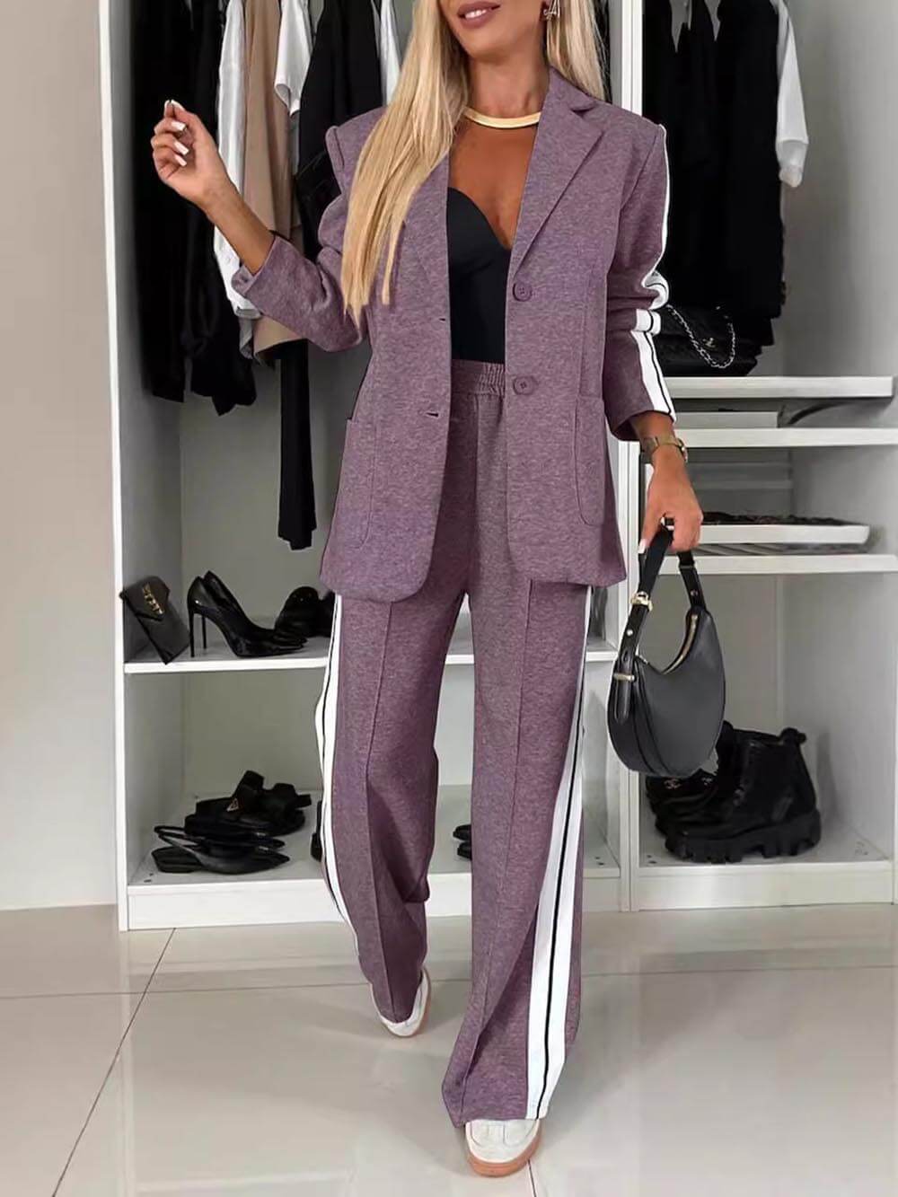 Blazer and Pocket Pants Set