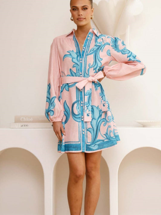 Elegant Puff Sleeve Mini