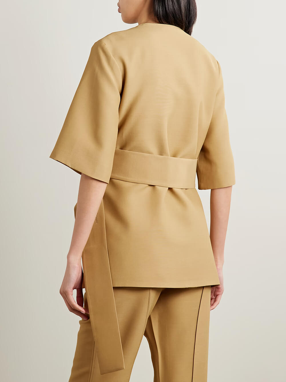 Beautiful Casual Woven Wrap Top