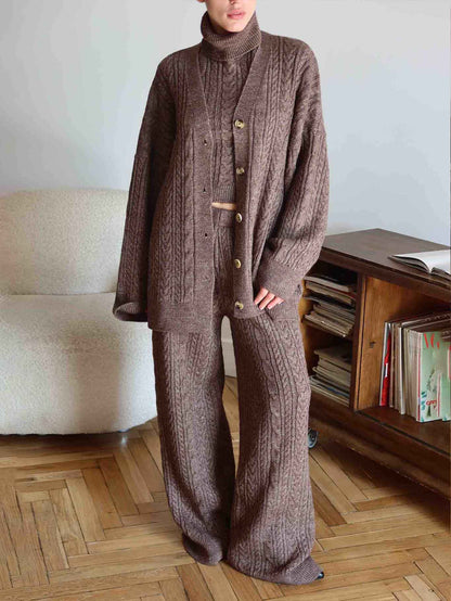 Casual Cable-Trendy Halter Neck Tank Top