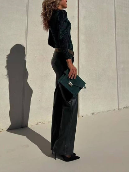 Unique Ethnic Print Fitted Stretch Top