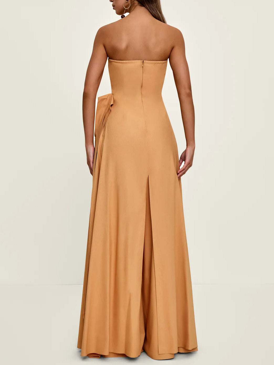 Elegant Off-the-shoulder Draped Irregular Long Top