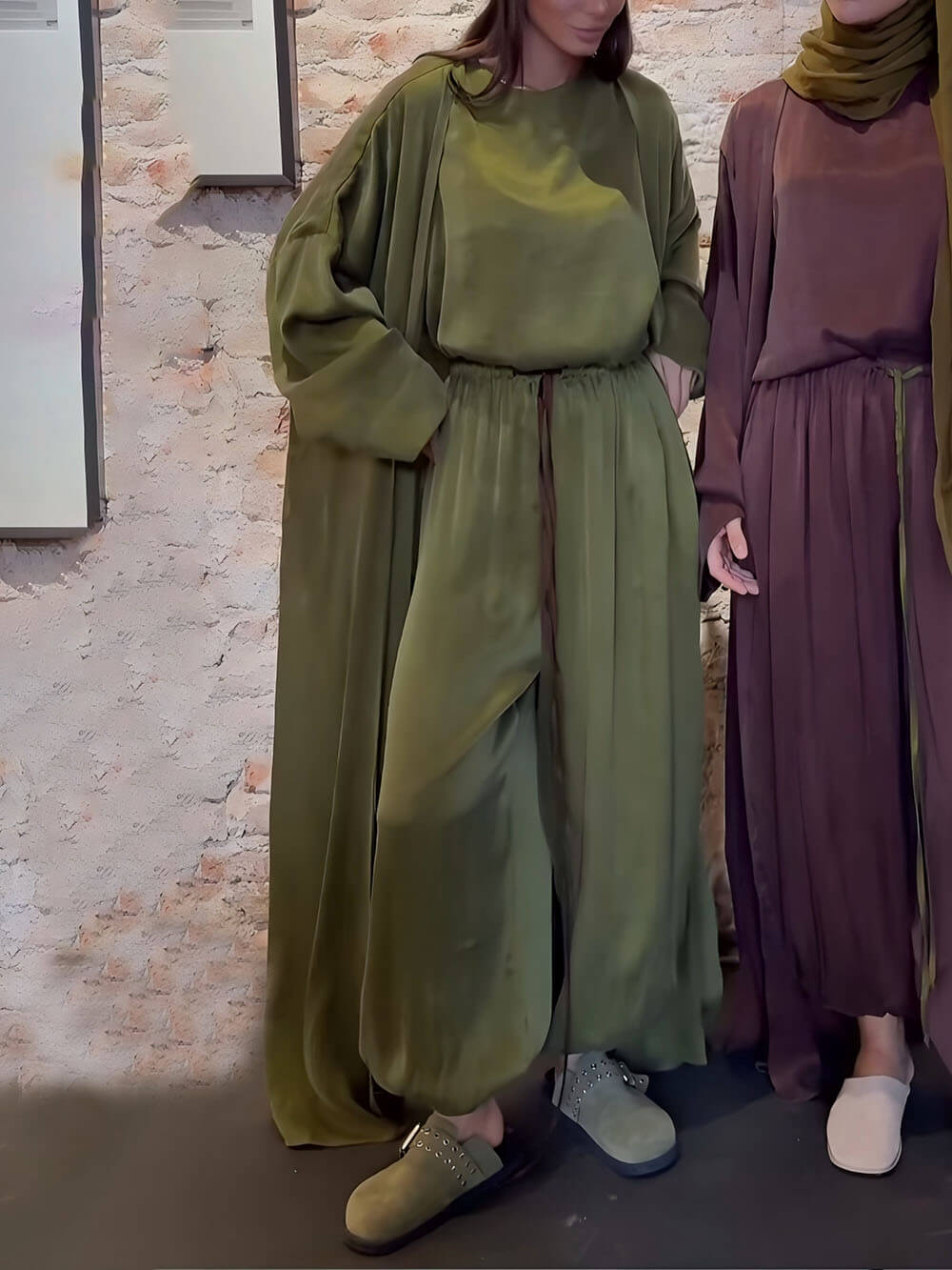 Casual Longline Cardigan-Style Top