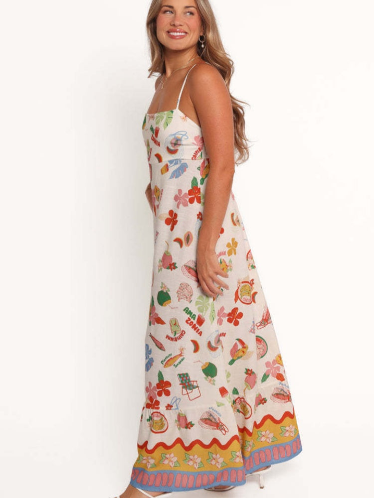 Simple Sleeveless Sling Dress