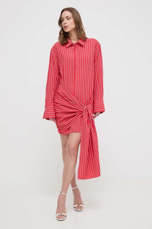 Ella Long Sleeve Striped Mini Dress