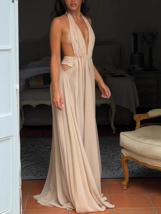 Halter Neck Summer Dress