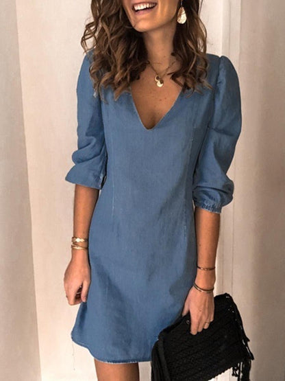 Casual Denim Dress