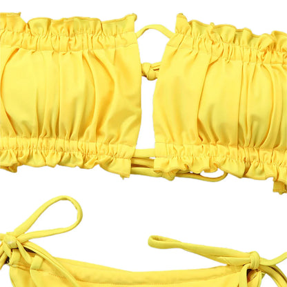 Push Up Padded Band Bikini