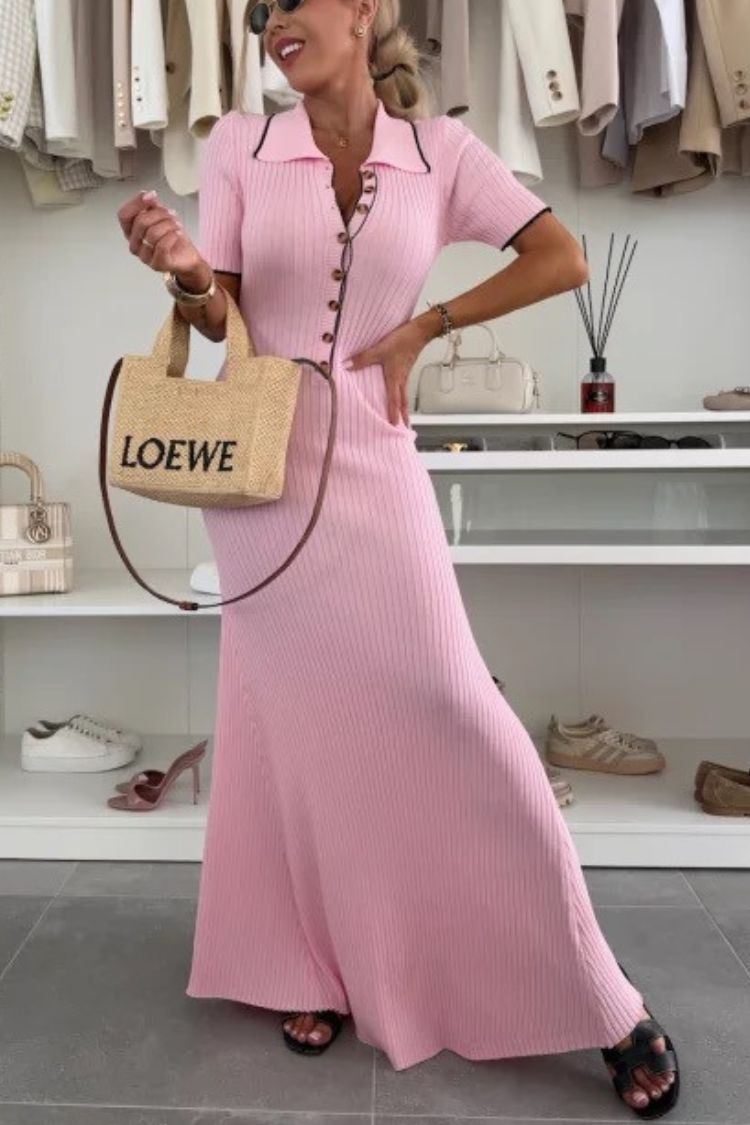 Solid Color Backless Off-shoulder Gathered Slim Maxi Dress