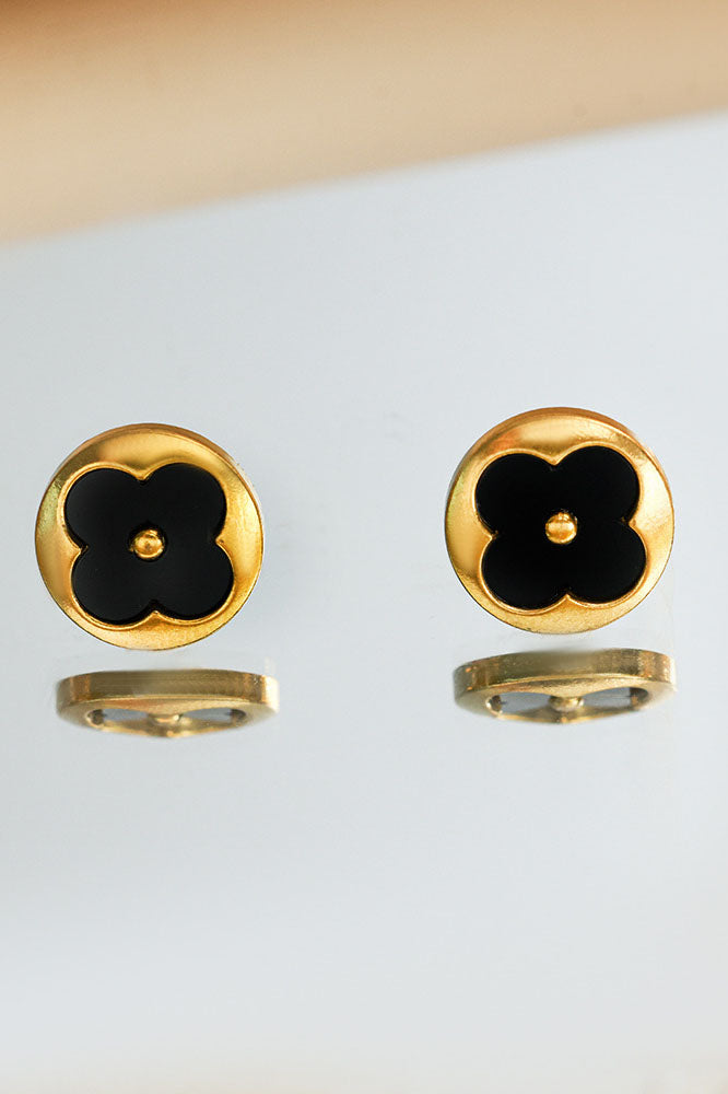 Unique Clover Stud Earrings