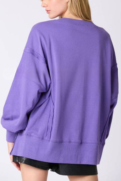 Halloween Cartoon Ghost Sequined Sweatshirt Casual Top