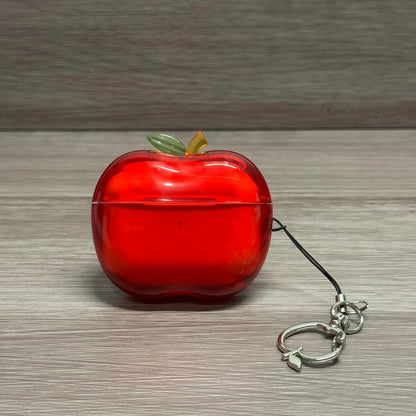 Apple Shaped Airpods Clear Case