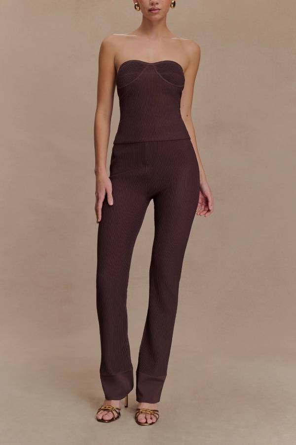 Strapless Cupped Knit Top