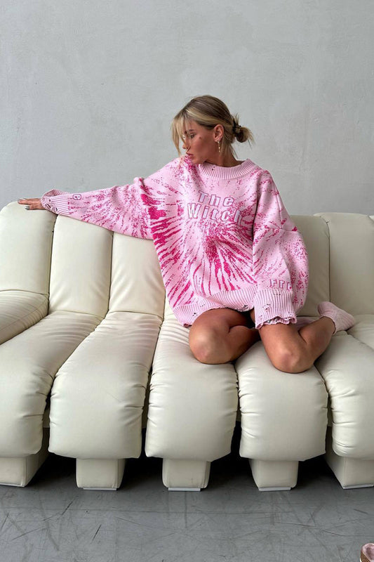 Oversize Streetwear Distressed Sweater