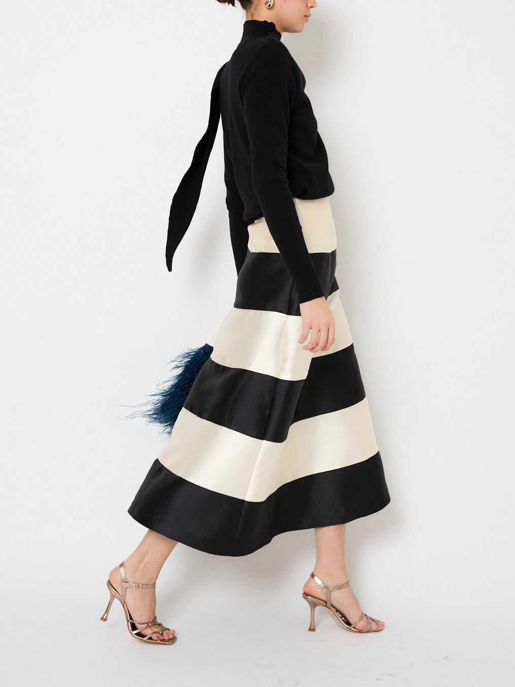 Elegant Colorblock Two-Piece Dress