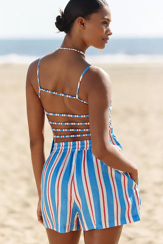 Charlie Striped Shorts Set