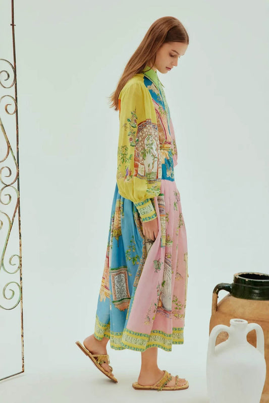 Serene Graffiti Window Dress