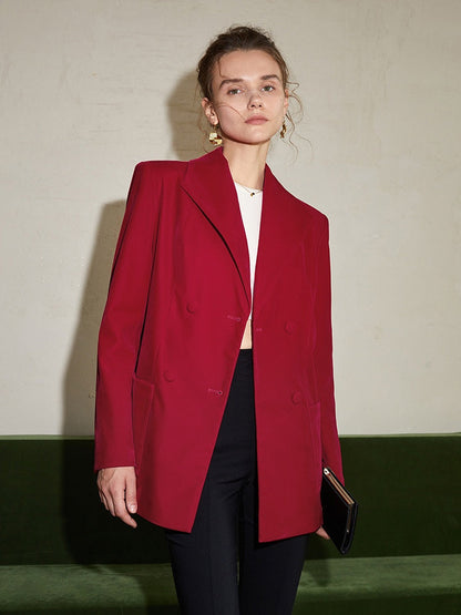 Bright Red Career Blazer