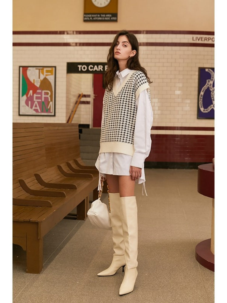 Collegiate Blend Knit Waistcoat