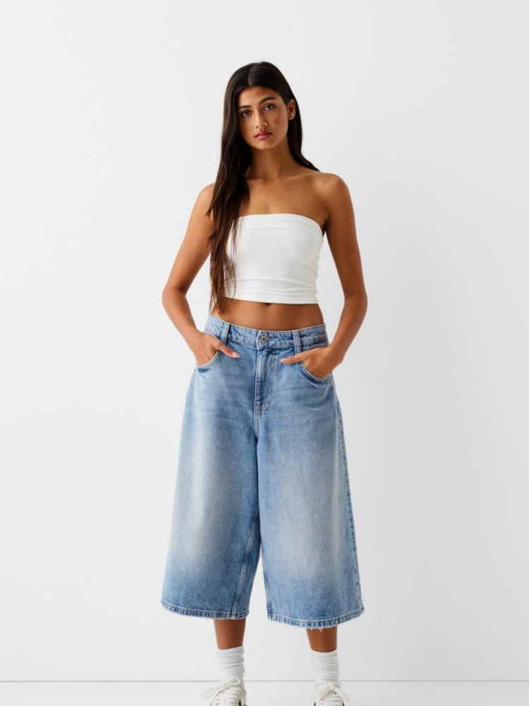 Low-Waisted Seven-Point jeans