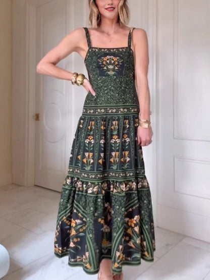 Strappy Sleeveless Midi Dress