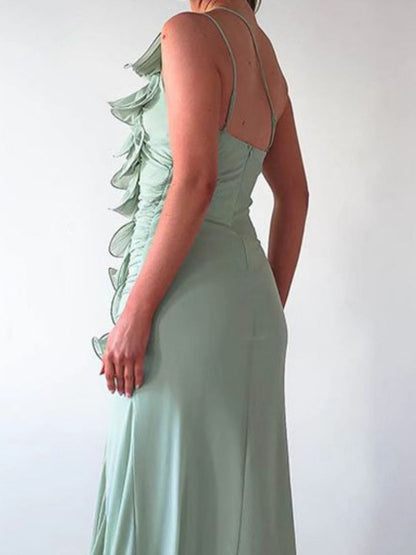 Sexy Ruched Midi Dress