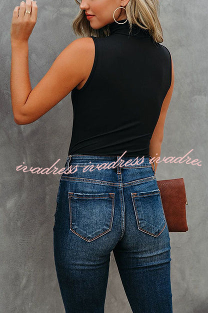 Top de cuello alto sin costuras Dressed To The Nines 