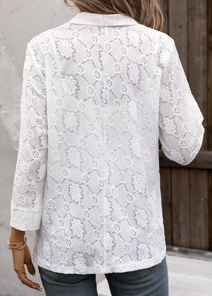 Lace Blazer – Floral Eyelet