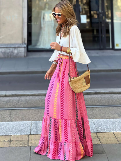 Pink Comfy Half Dress