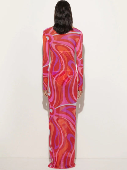 Marm Chiffon Maxi Dress