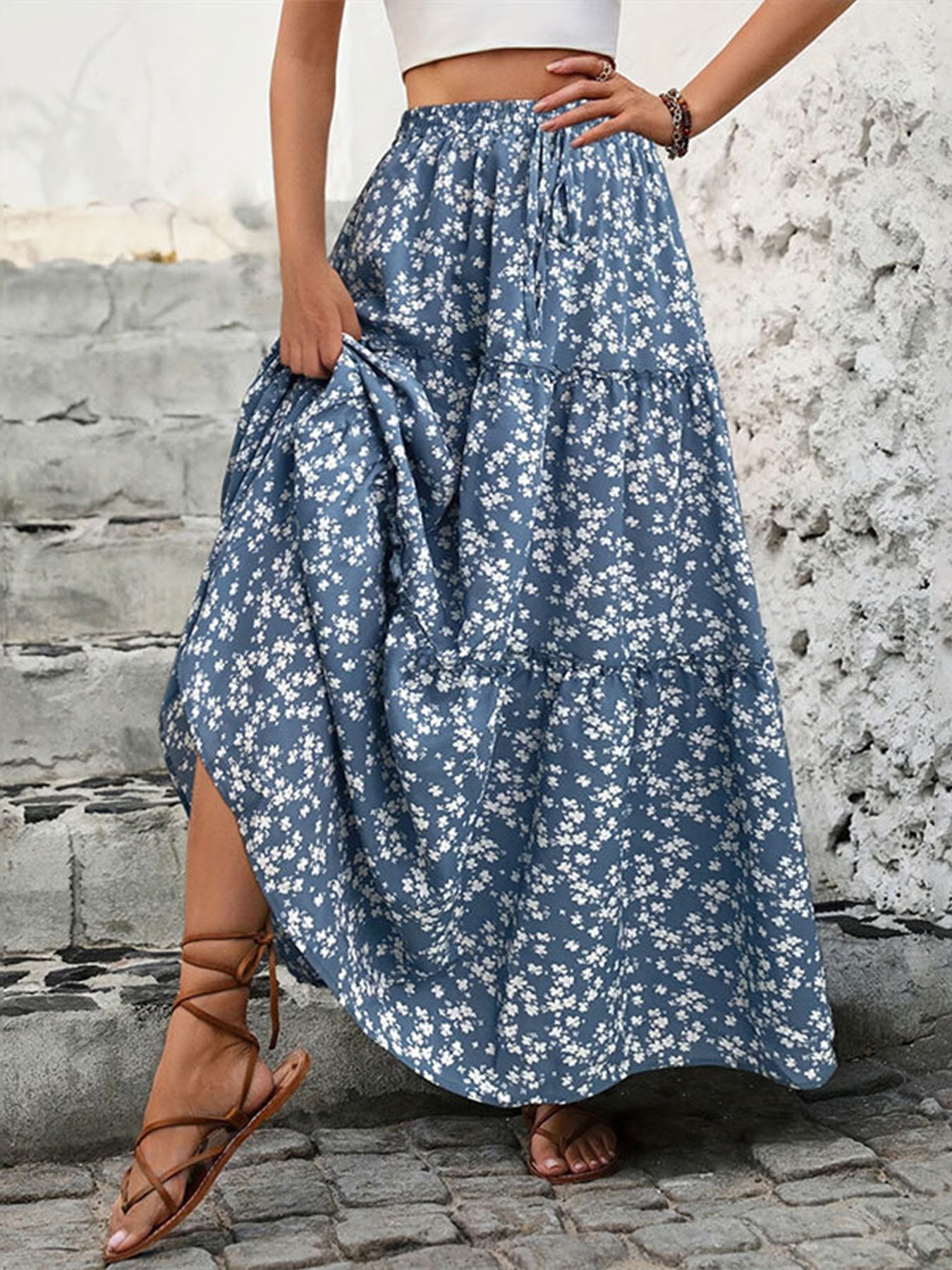 Delicate Floral Skirt