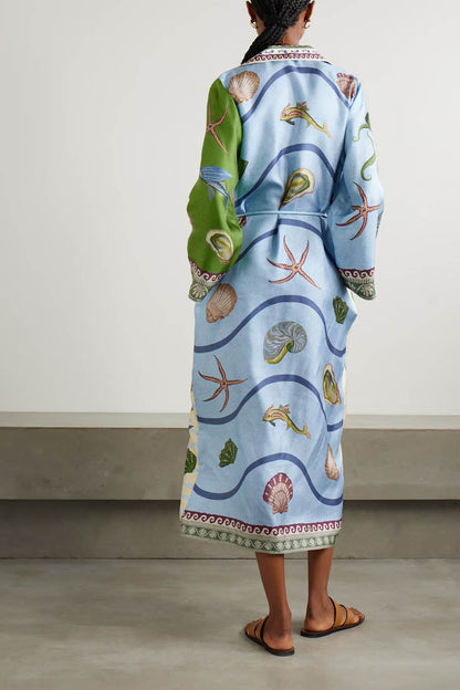 Breezy Grove Cotton-Linen Kimono